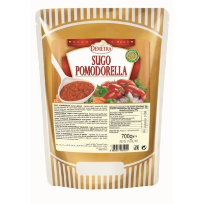 Tomato sauce Pomodorella, DEMETRA, 700 g
